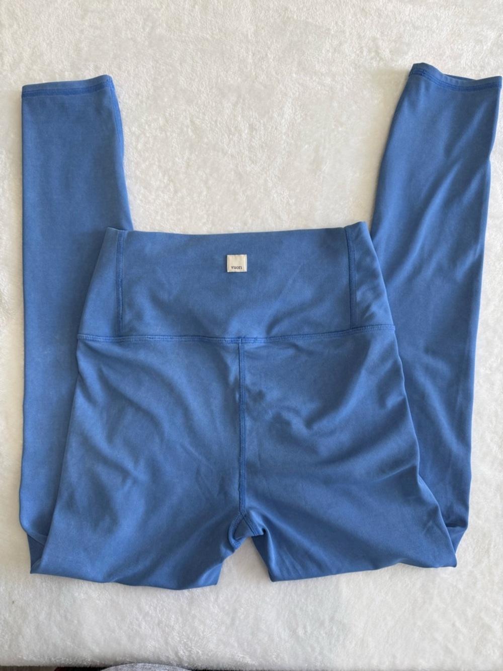 Vuori Blue High Waisted Leggings Size S Athletic Yoga Workout Pants - Picture 5 of 9